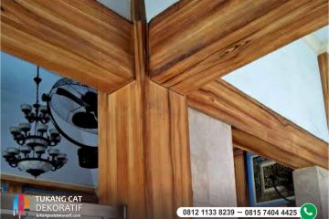 jasa cat motif kayu
